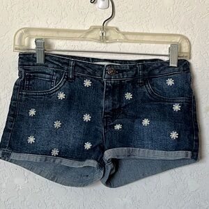 Daisy Dreamer Denim Shorts by Levi's Girls Size 16 R Adjustable Waistband